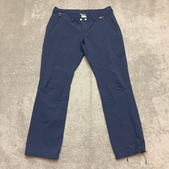 Womens NORRONA Bitihorn Flex1 Indigo Night Blue Pants Size Large - Picture 1 of 12